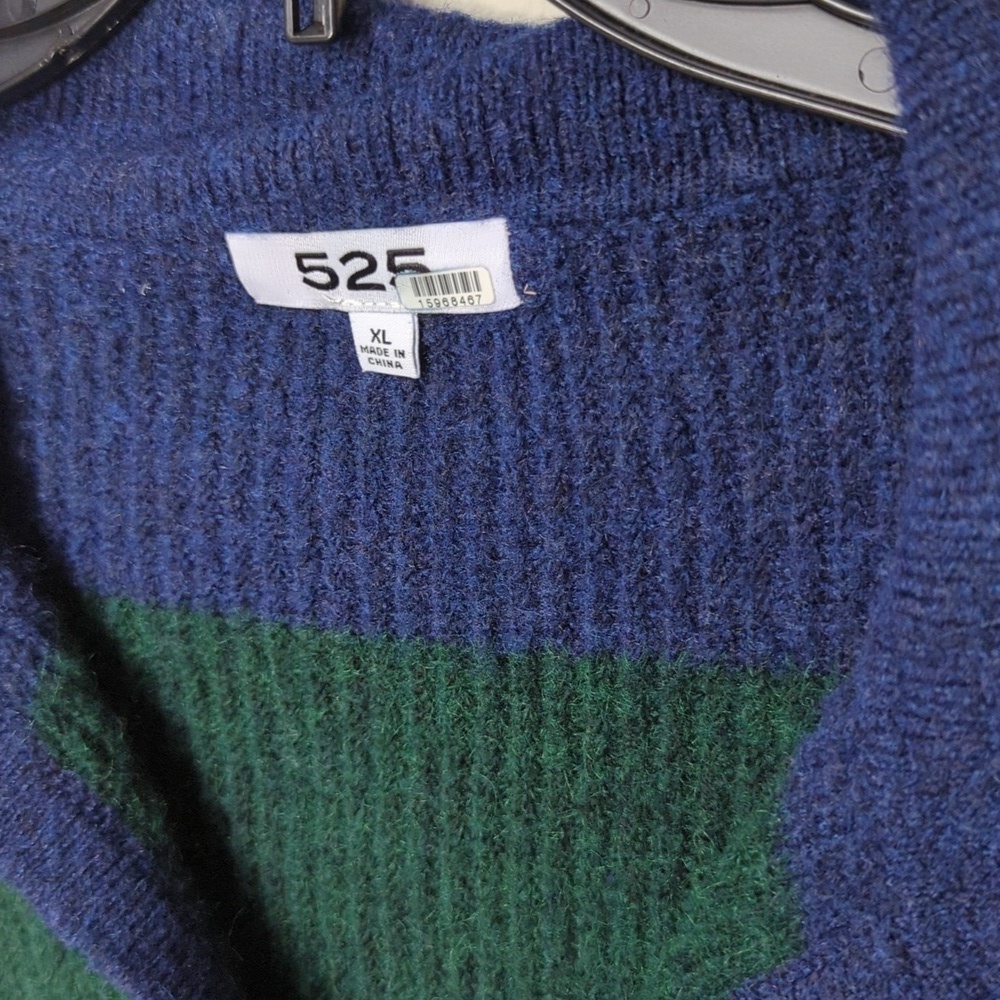 525 Andi Sweater Women's XL Blue Green Pullover Shirt - Picture 8 of 14